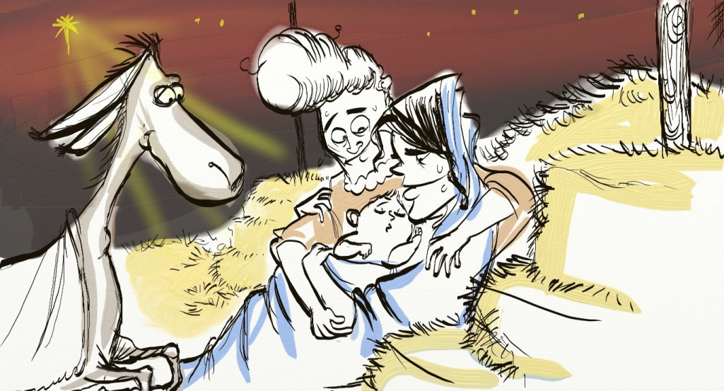 6.Yesus dilahirkan dikandang bethlehem